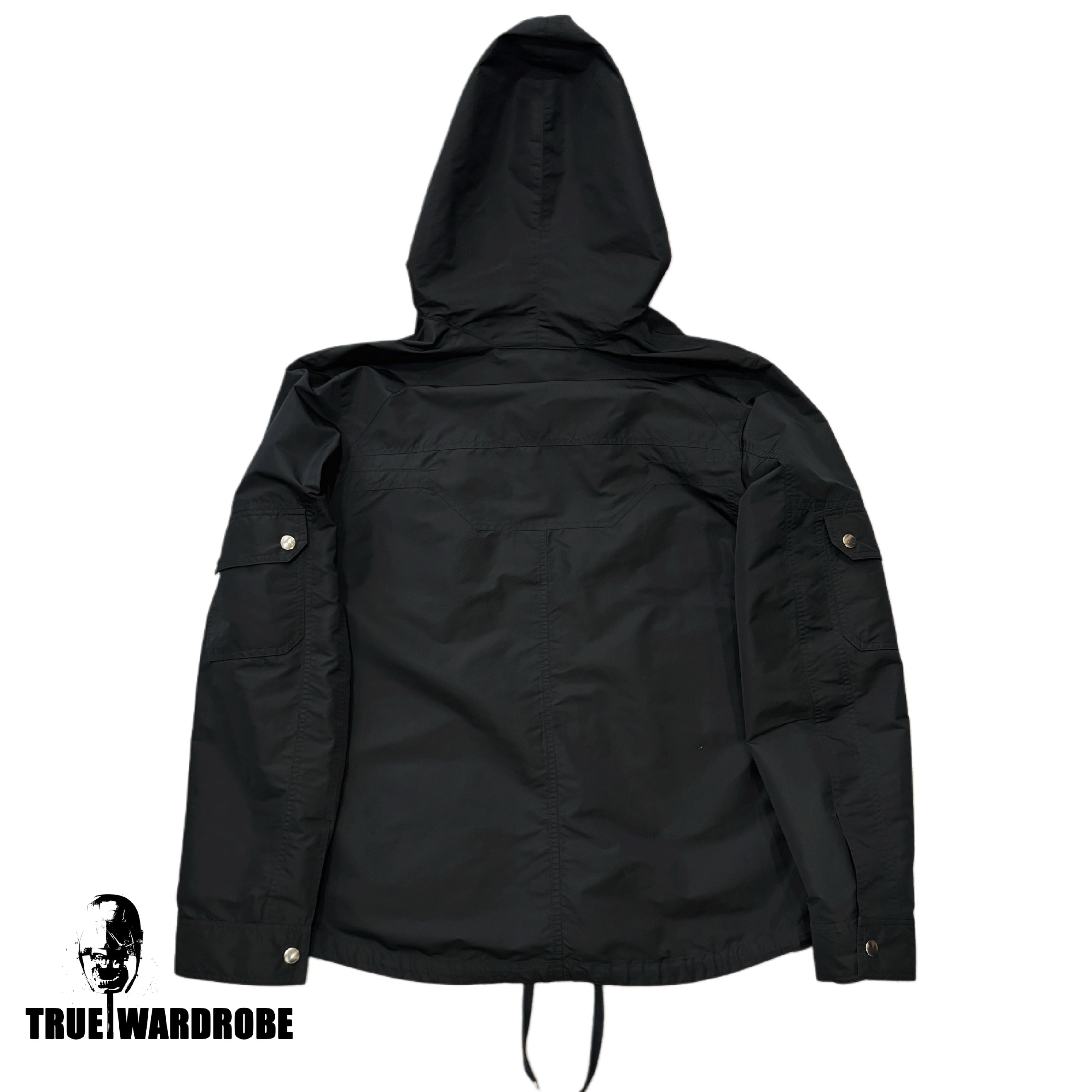 SS08 Dior Homme KVA Era Black Nylon Spyder Windbreaker