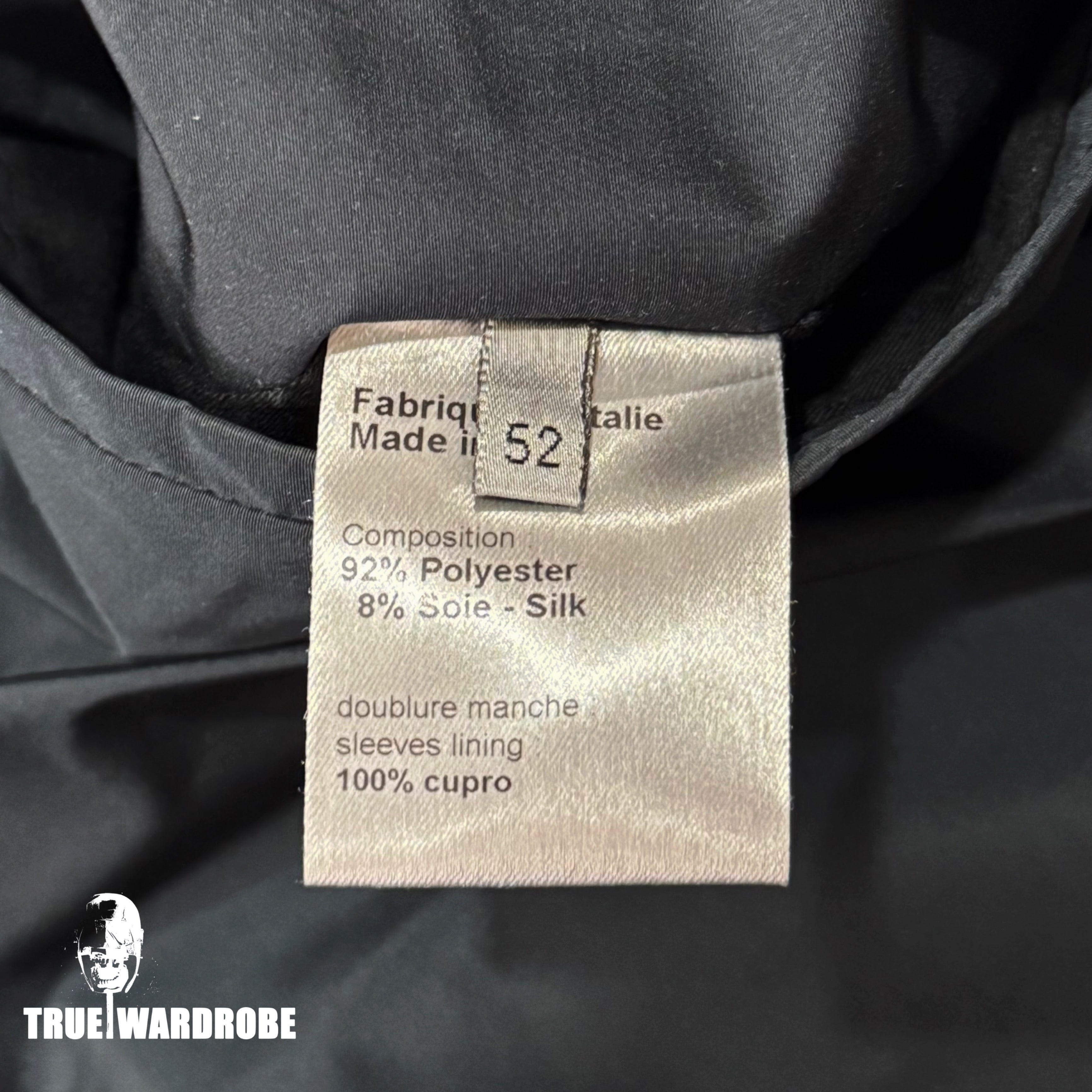 SS08 Dior Homme KVA Era Black Nylon Spyder Windbreaker