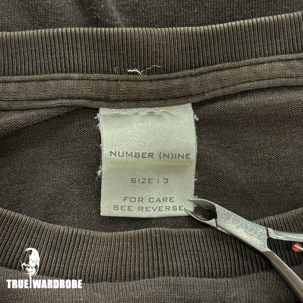 SS01 Number (N)ine Andy Kaufman Shotgun Printed T Shirt